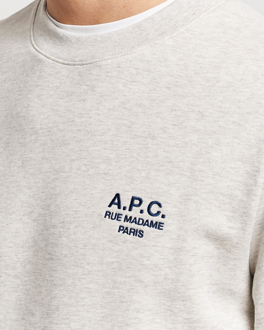 Homme | Pulls Et Tricots | A.P.C. | Rider Sweatshirt Heather Grey