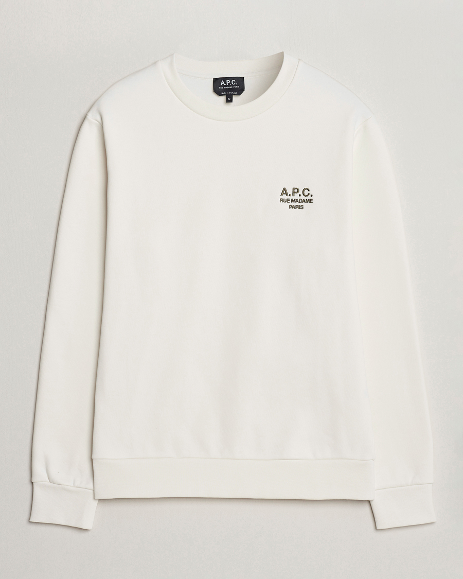 Homme | Pulls Et Tricots | A.P.C. | Rider Sweatshirt Chalk