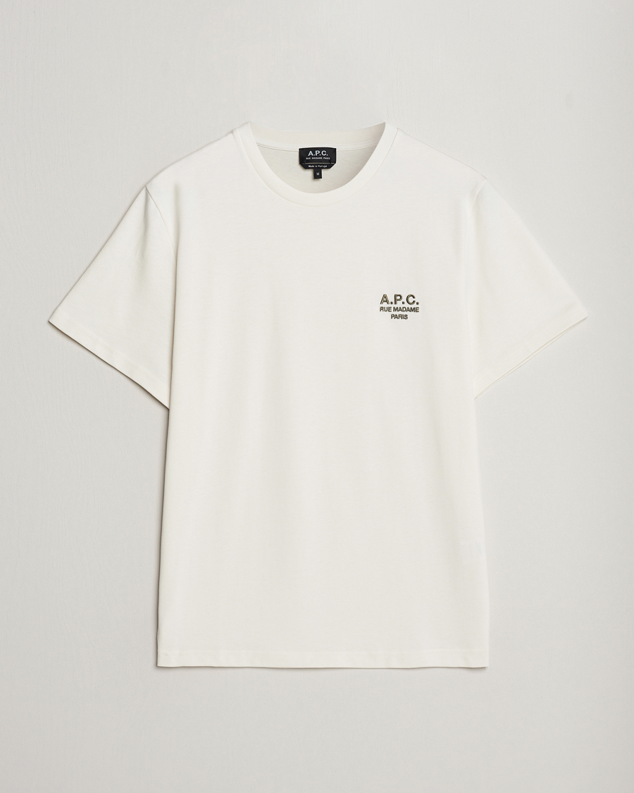 Homme | T-shirts | A.P.C. | Raymond T-Shirt Chalk