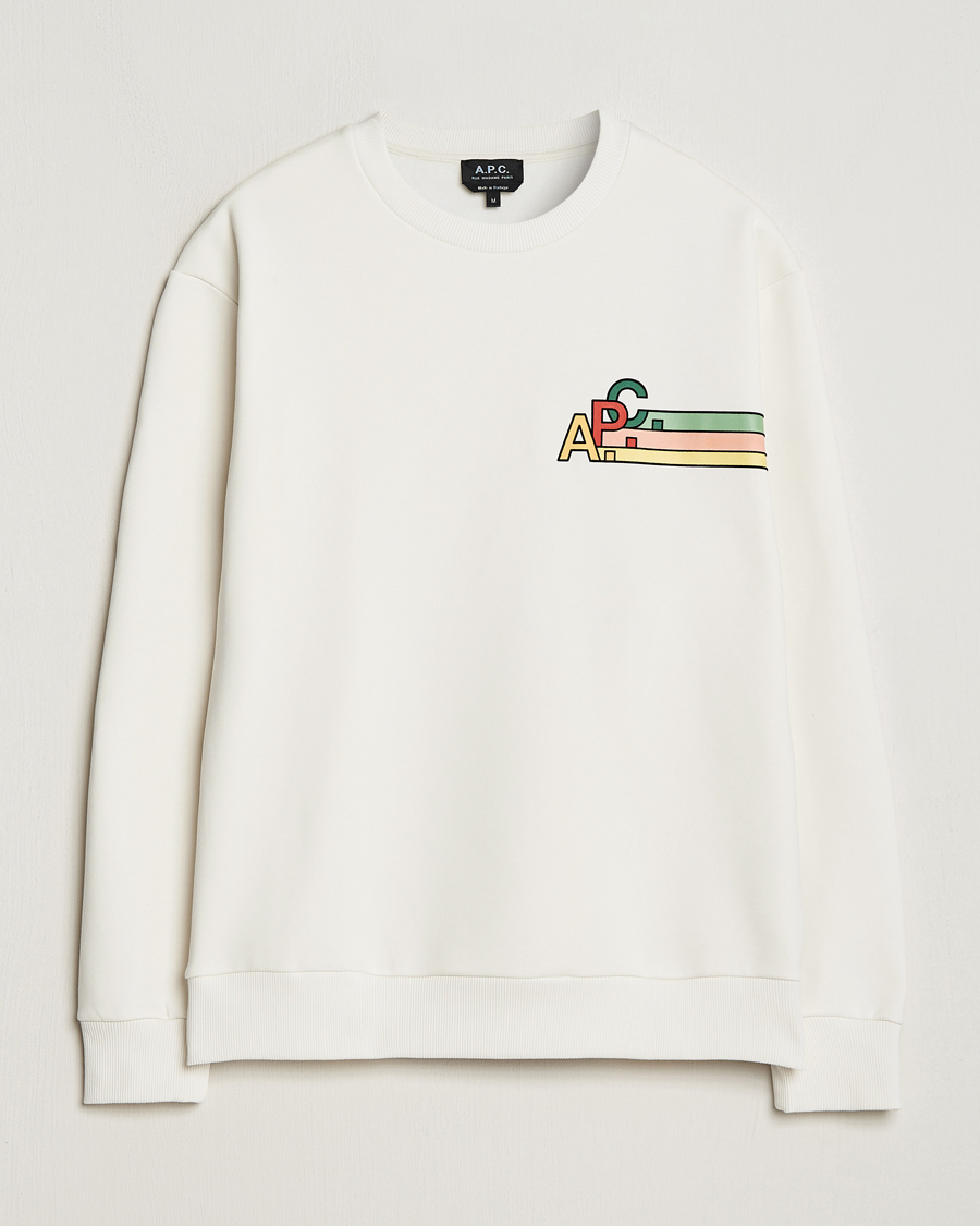 Homme | Pulls Et Tricots | A.P.C. | Spring Sweatshirt Chalk