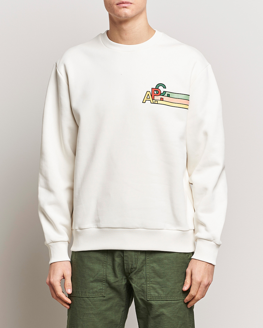 Homme | Pulls Et Tricots | A.P.C. | Spring Sweatshirt Chalk