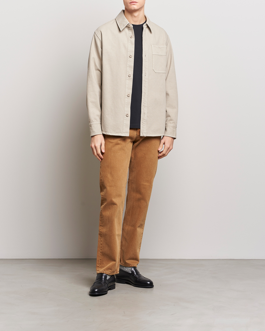 Homme | Chemises | A.P.C. | Basile Denim Overshirt Taupe