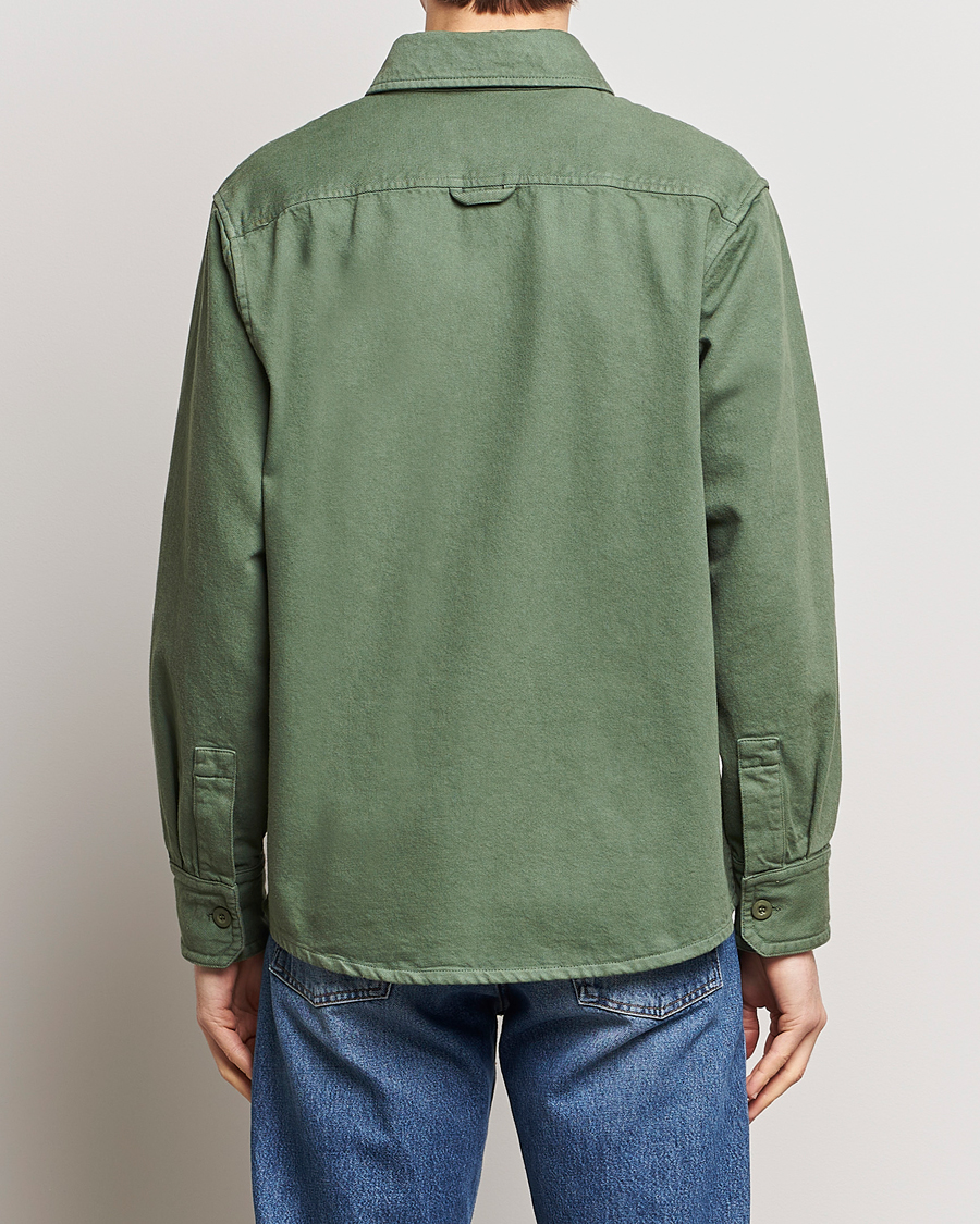 Homme | Chemises | A.P.C. | Basile Denim Overshirt Dark Green