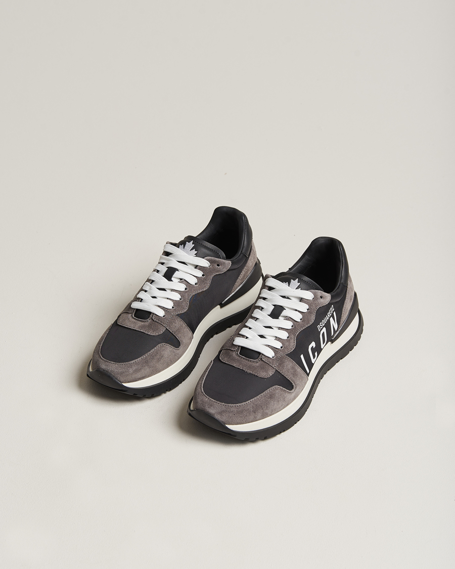 Homme | Dsquared2 Icon Run DS2 Sneaker Black | Dsquared2 | Icon Run DS2 Sneaker Black