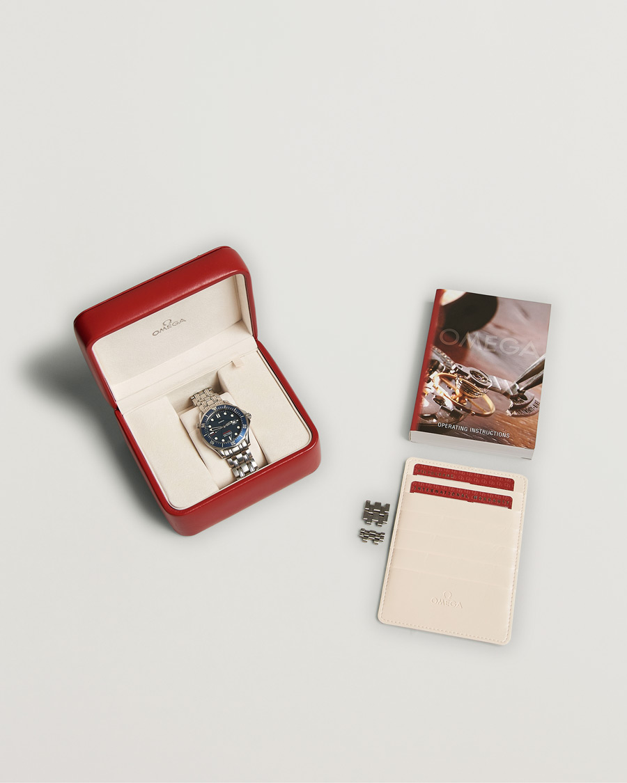 Homme | Omega Pre-Owned Seamaster Diver 300M 2221.80.00 Steel Blue | Omega Pre-Owned | Seamaster Diver 300M 2221.80.00 Steel Blue