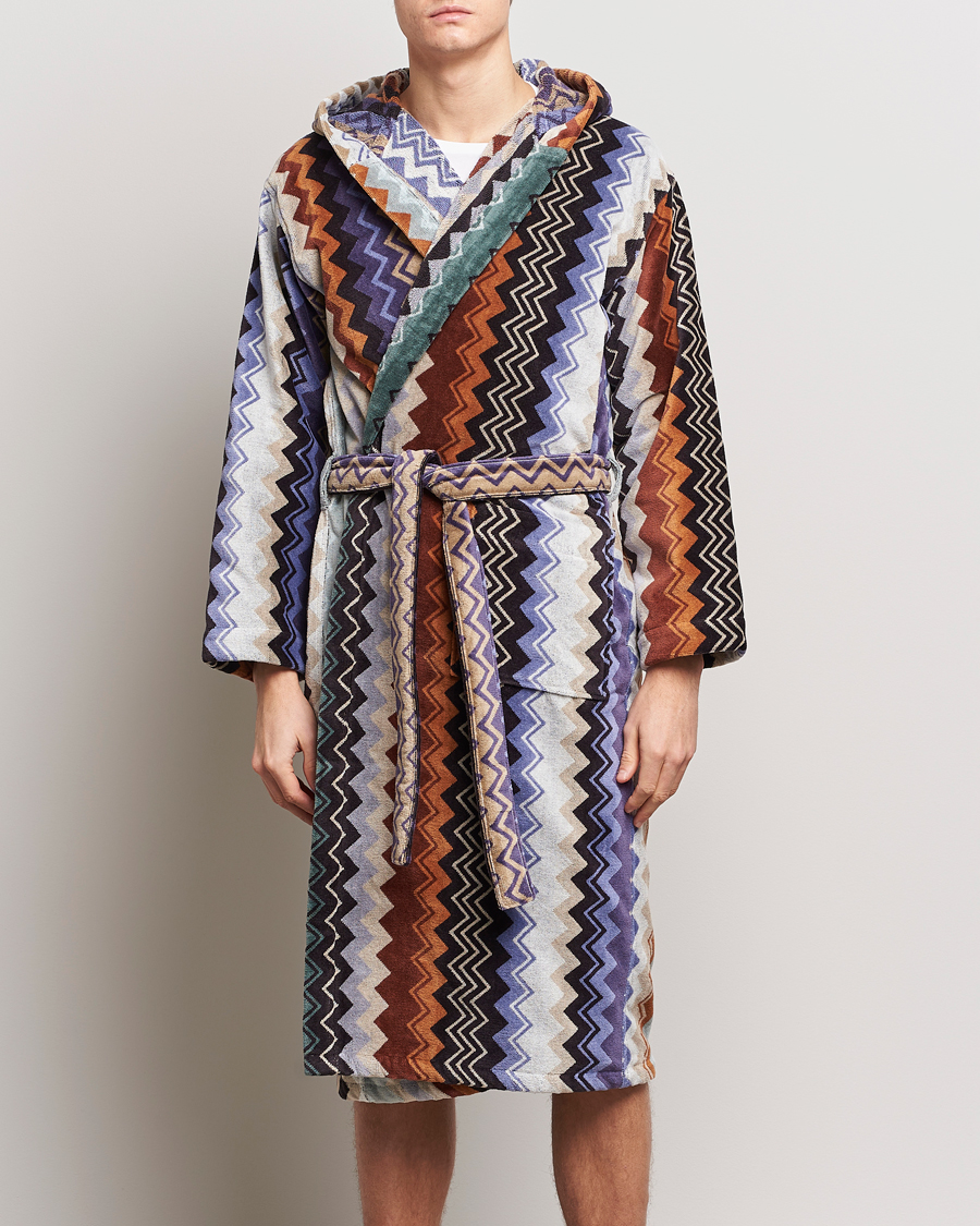 Heren | Pyjama's en gewaden | Missoni Home | Giacomo Bathrobe Verde Multi