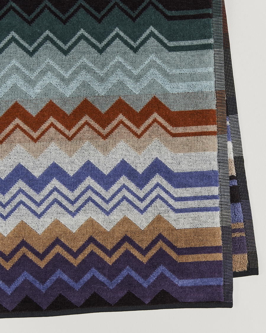 Heren | Thuis | Missoni Home | Giacomo Hand Towel 40x70cm Verde Multi