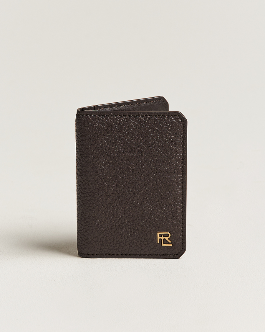 Homme | Ralph Lauren Purple Label Pebbled Calfskin Wallet Dark Brown | Ralph Lauren Purple Label | Pebbled Calfskin Wallet Dark Brown