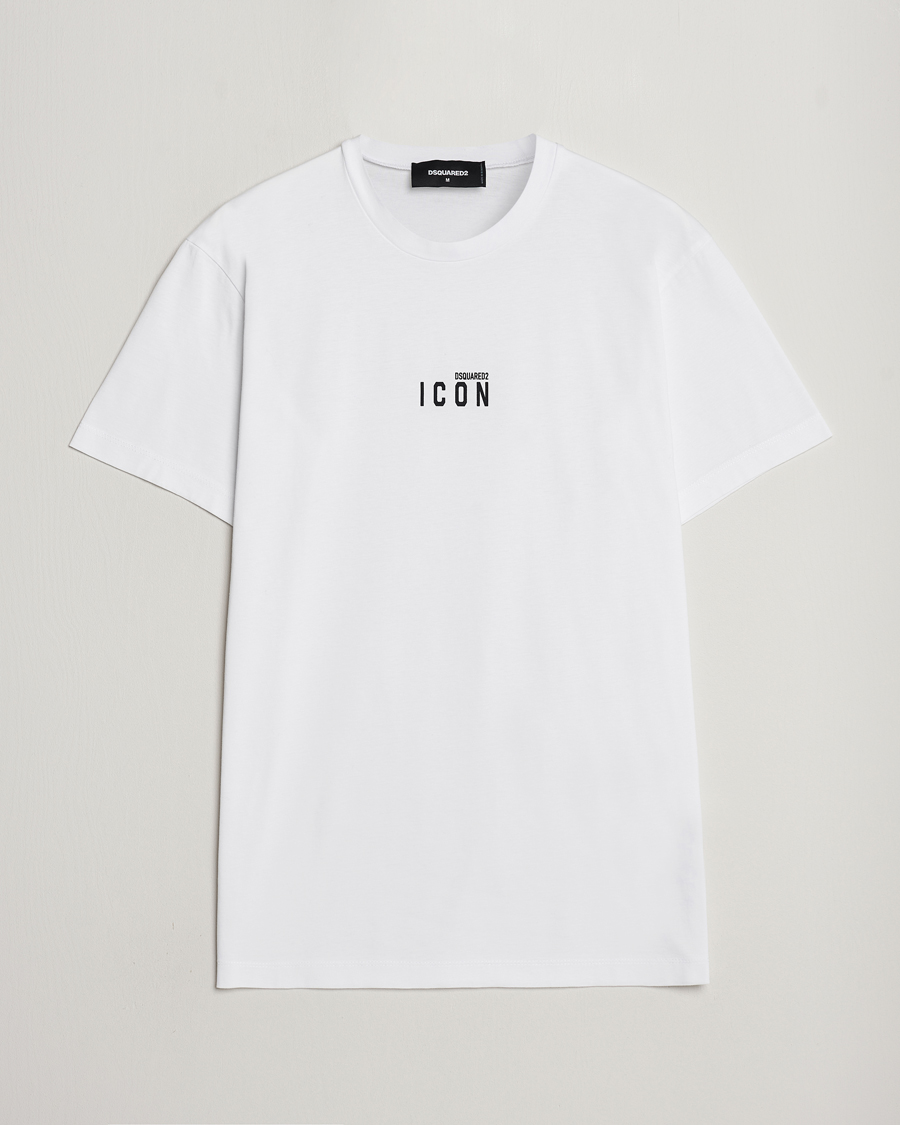 Heren | T-shirts | Dsquared2 | Icon Small Logo Crew Neck T-Shirt White
