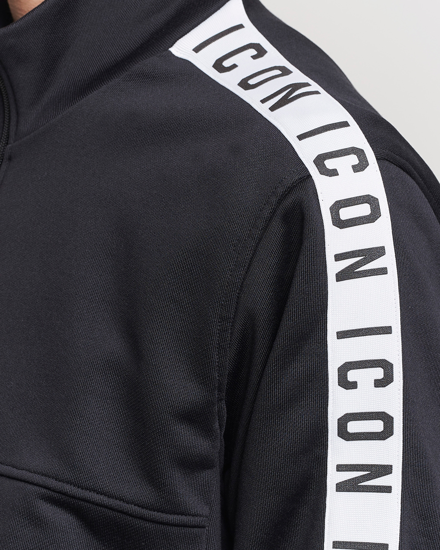 Homme | Pulls Et Tricots | Dsquared2 | Dean Sport Full Zip Track Jacket Black