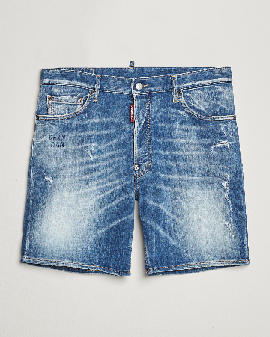 Homme | Shorts | Dsquared2 | Marine Denim Shorts Light Blue