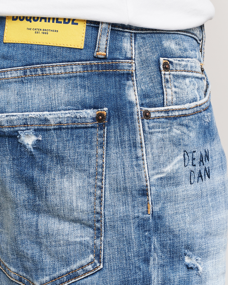 Homme | Shorts | Dsquared2 | Marine Denim Shorts Light Blue