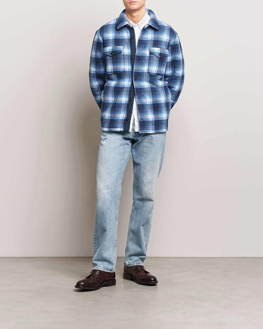 Homme | Manteaux Et Vestes | Polo Ralph Lauren | Magic Fleece Outdoor Shirt Jacket Ombre Blue