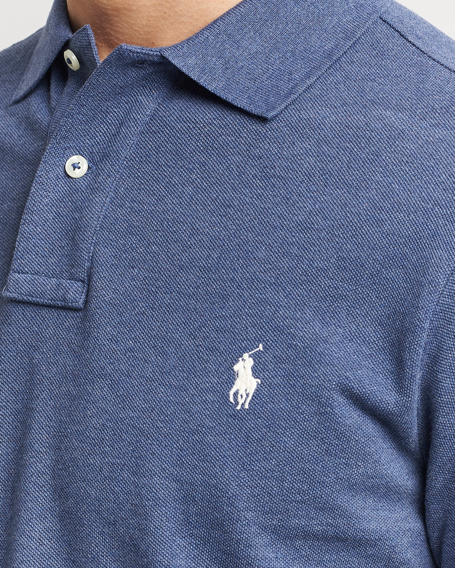 Heren | Truien | Polo Ralph Lauren | Custom Slim Fit Long Sleeve Polo Navy Heather