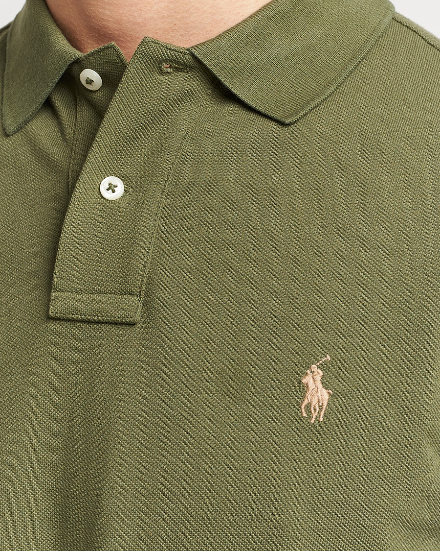 Homme | Pulls Et Tricots | Polo Ralph Lauren | Slim Fit Long Sleeve Polo Dark Sage