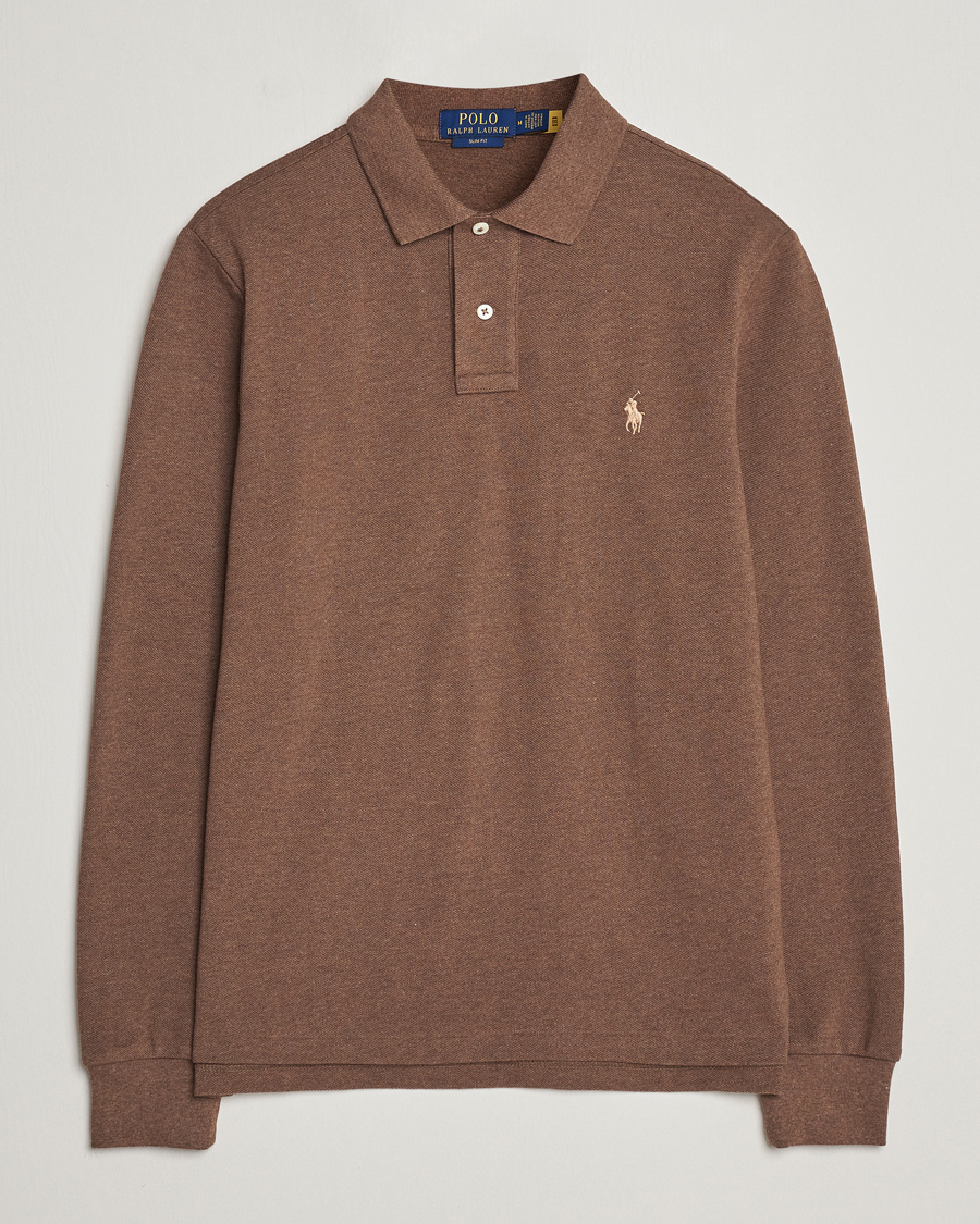 Heren | Truien | Polo Ralph Lauren | Slim Fit Long Sleeve Polo Cedar Heather