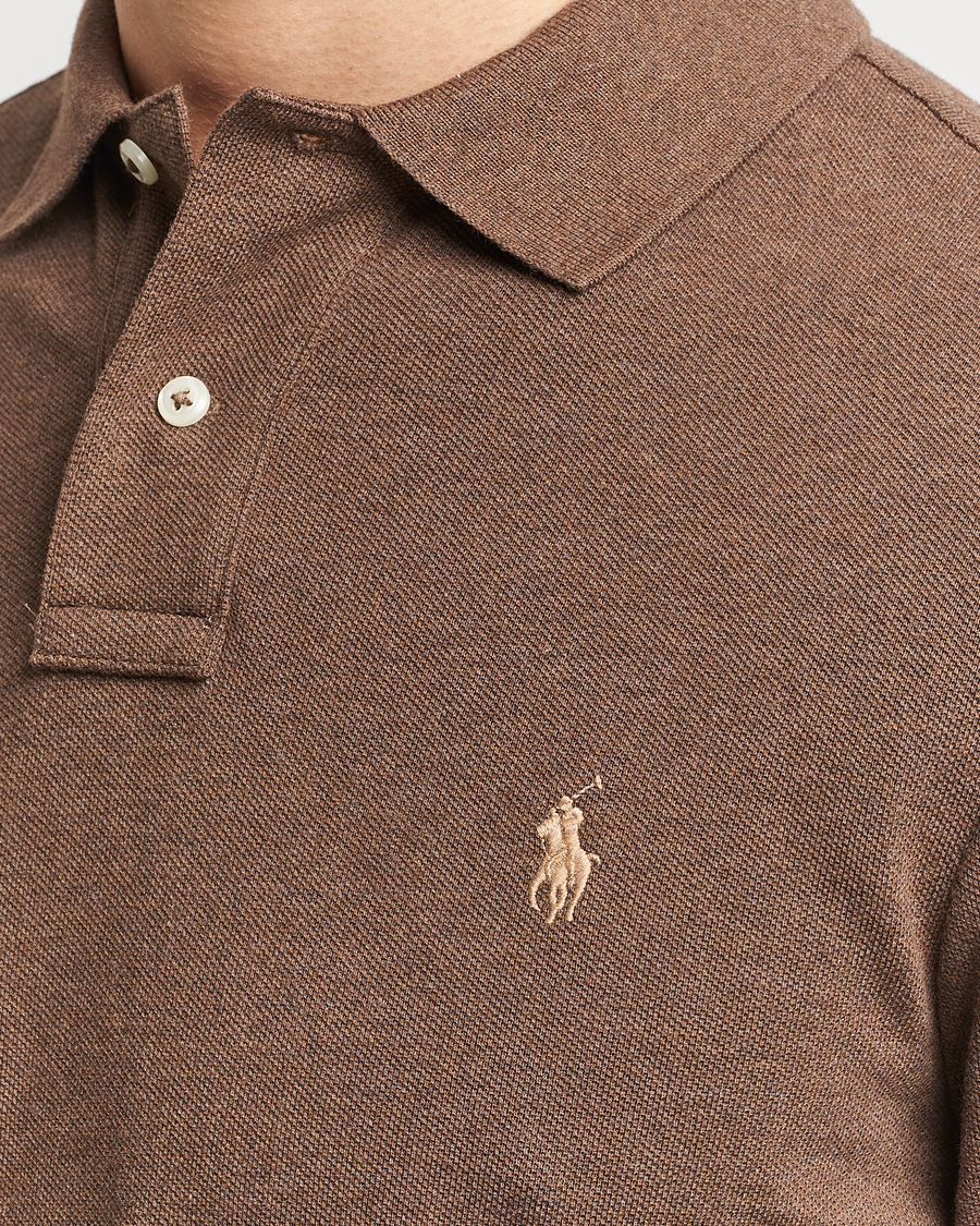 Heren | Truien | Polo Ralph Lauren | Slim Fit Long Sleeve Polo Cedar Heather