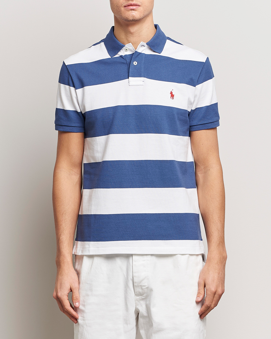 Homme | Polos | Polo Ralph Lauren | Barstriped Polo Blue/White