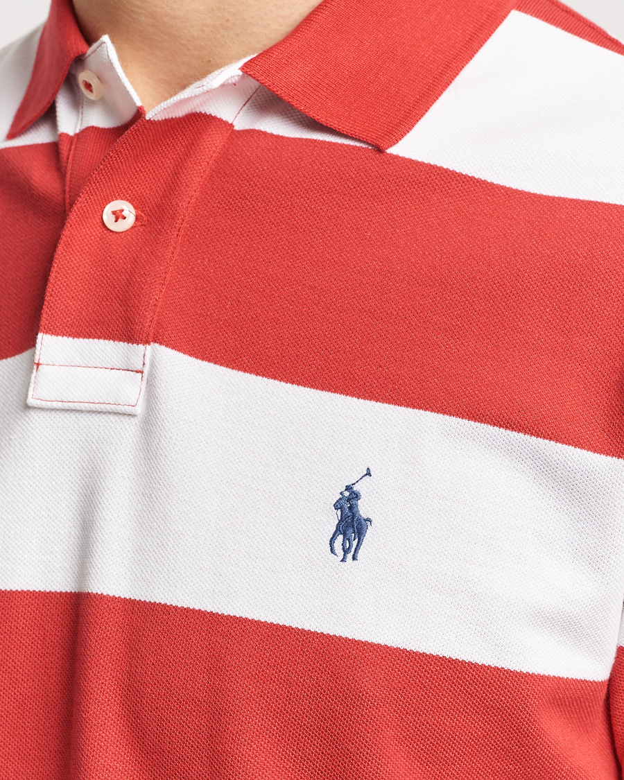 Homme | Polos | Polo Ralph Lauren | Barstriped Polo Post Red/White