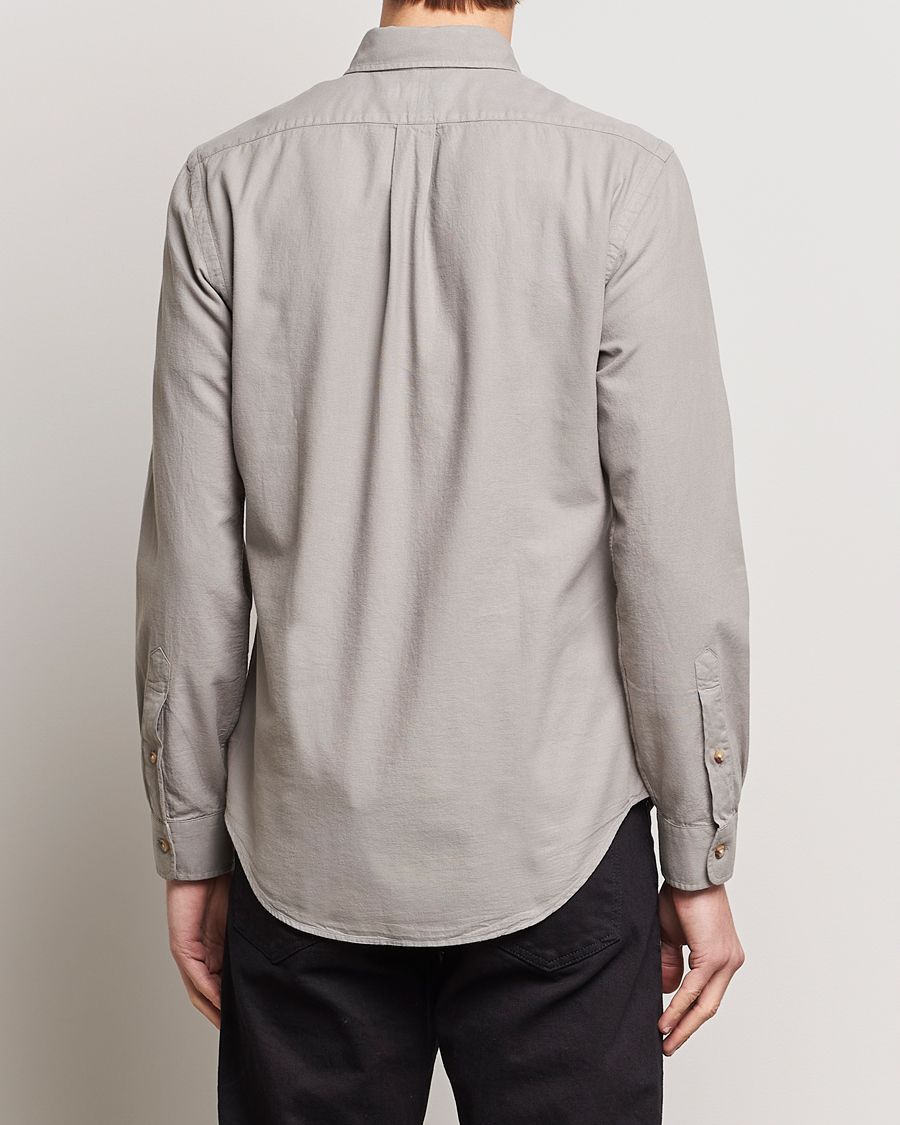 Heren | Overhemden | Polo Ralph Lauren | Slim Fit Cotton Textured Shirt Grey Fog