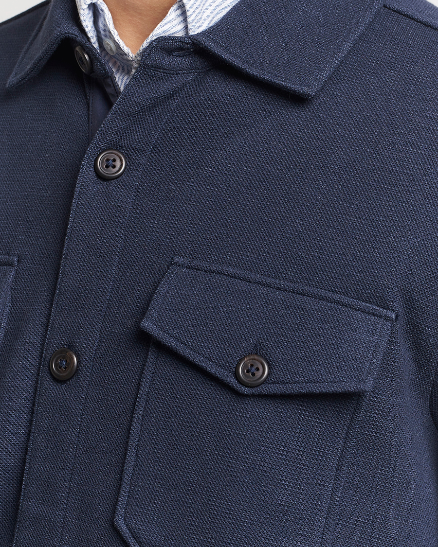 Heren | Overhemden | Polo Ralph Lauren | Double Knit Jacquard Overshirt Aviator Navy