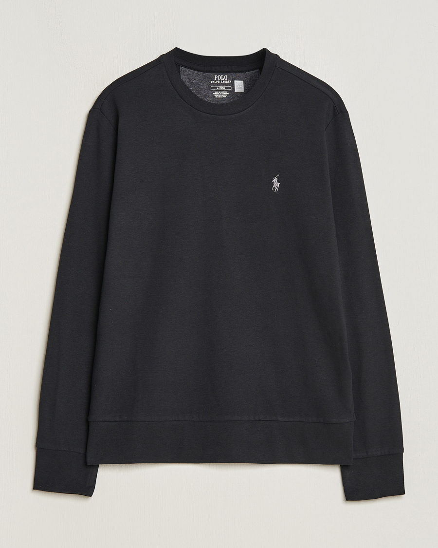 Homme | Pulls Et Tricots | Polo Ralph Lauren | Double Knitted Jersey Sweatshirt Black