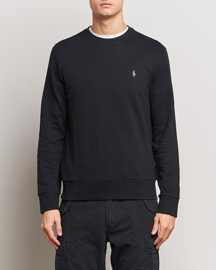 Homme | Pulls Et Tricots | Polo Ralph Lauren | Double Knitted Jersey Sweatshirt Black