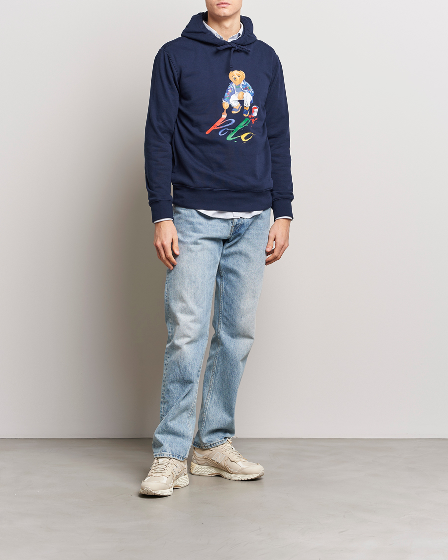 Homme | Pulls Et Tricots | Polo Ralph Lauren | Printed Bear Hoodie Cruise Navy