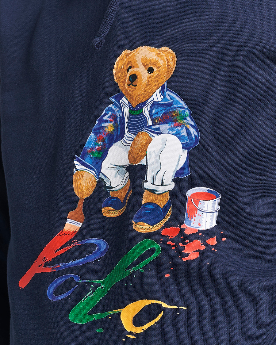 Homme | Pulls Et Tricots | Polo Ralph Lauren | Printed Bear Hoodie Cruise Navy