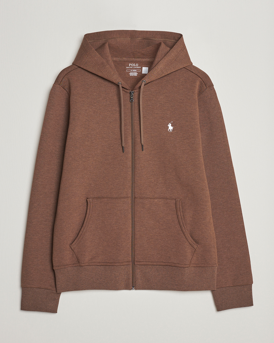 Heren | Truien | Polo Ralph Lauren | Double Knitted Full-Zip Hoodie Cedar Heather