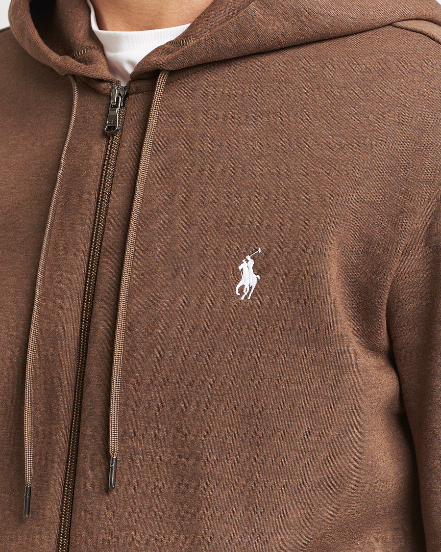 Heren | Truien | Polo Ralph Lauren | Double Knitted Full-Zip Hoodie Cedar Heather