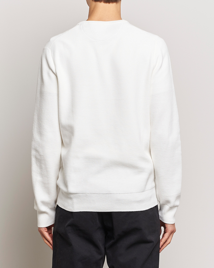 Heren | Truien | Polo Ralph Lauren | Textured Cotton Crew Neck Sweater Deckwash White