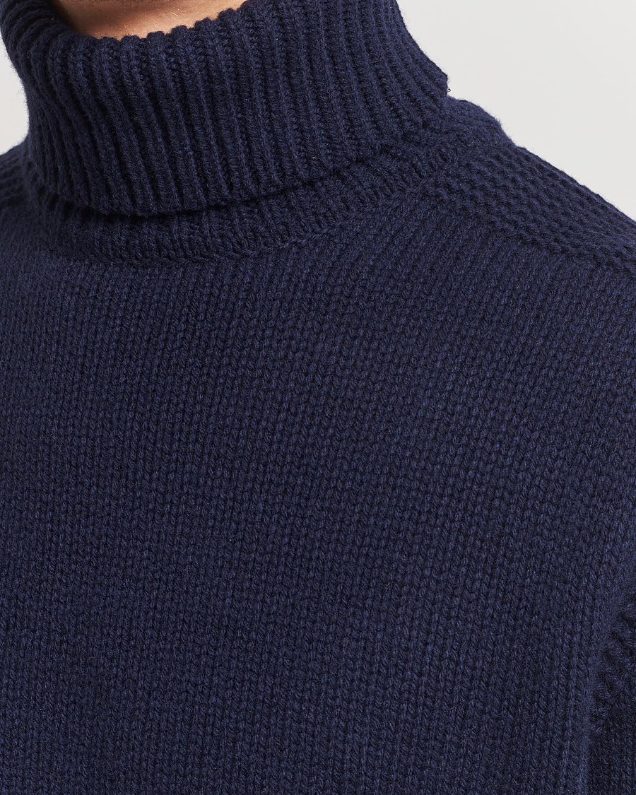Heren | Truien | Polo Ralph Lauren | Wool/Cashmere Knitted Rollneck Hunter Navy