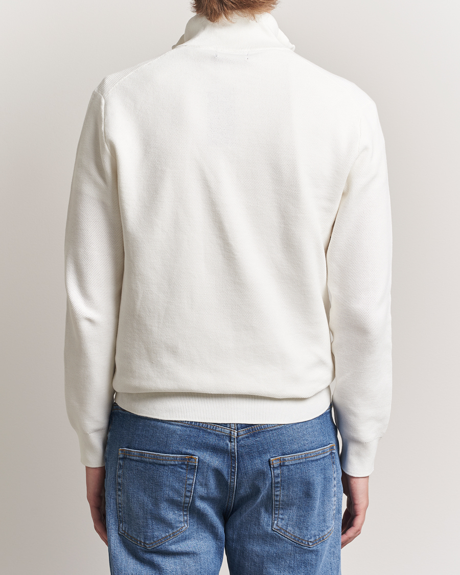 Homme | Pulls Et Tricots | Polo Ralph Lauren | Textured Half Zip Deckwash White