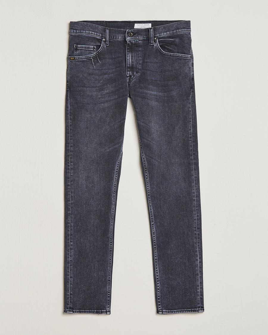 Homme | Jeans | Tiger of Sweden | Pistolero Stretch Cotton Jeans Washed Black