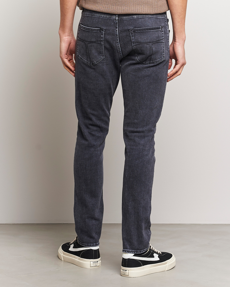 Homme | Jeans | Tiger of Sweden | Pistolero Stretch Cotton Jeans Washed Black