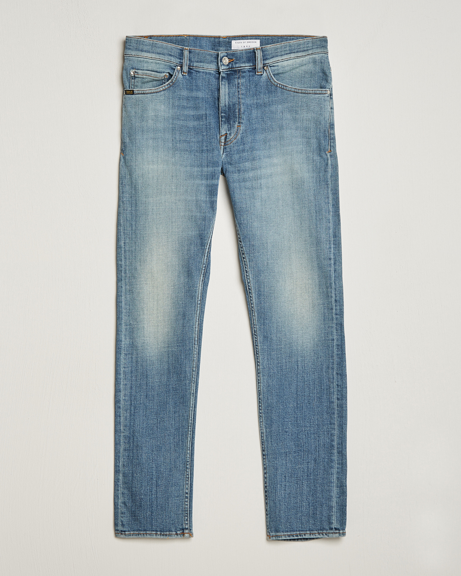 Homme | Jeans | Tiger of Sweden | Evolve Stretch Cotton Jeans Medium Blue