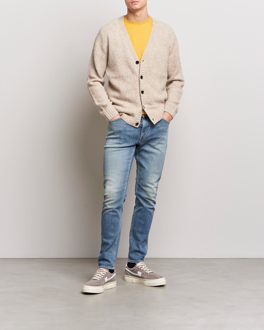 Homme | Jeans | Tiger of Sweden | Evolve Stretch Cotton Jeans Medium Blue