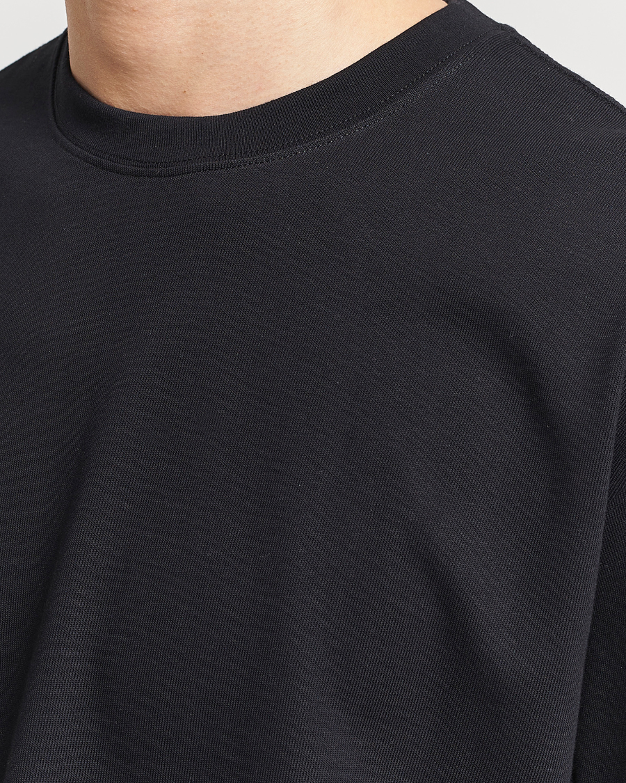 Homme | T-shirts | Filippa K | Heavy Cotton Crew Neck T-Shirt Black