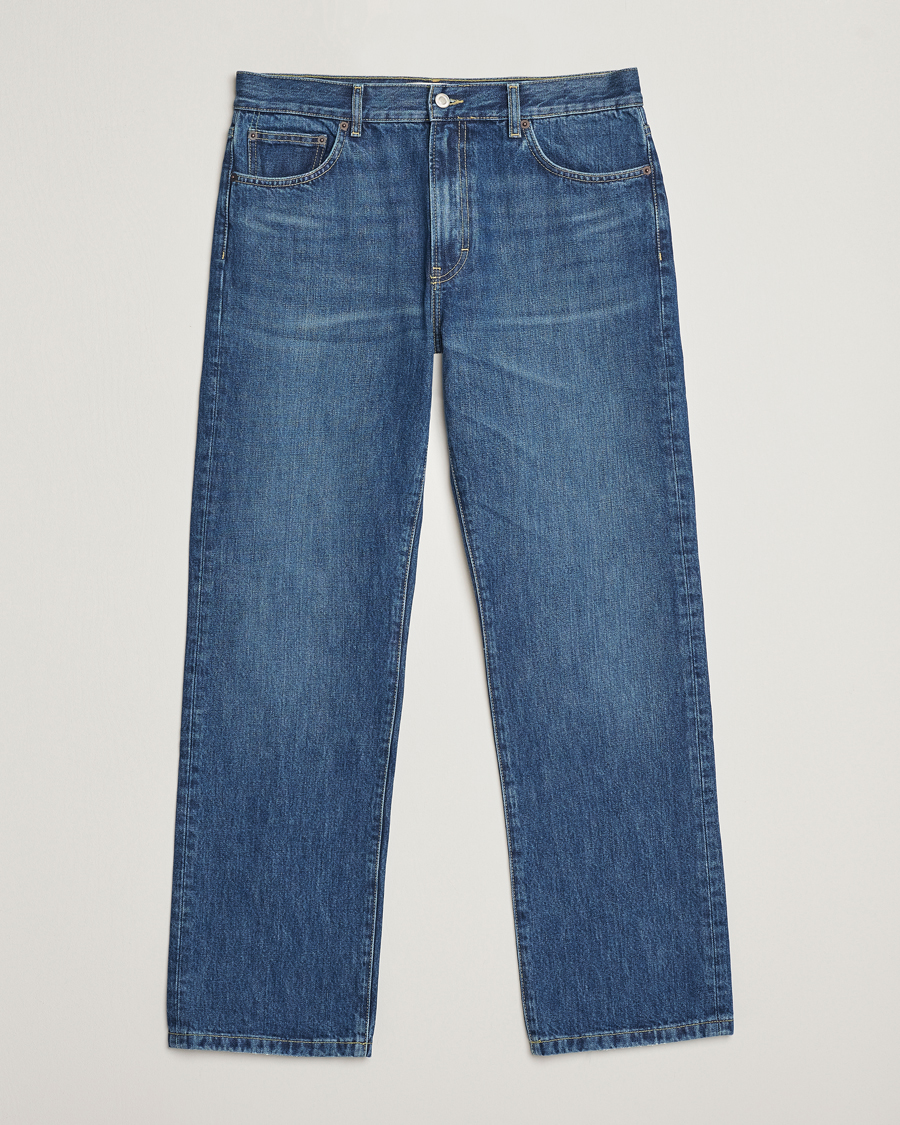 Heren | Jeans | Jeanerica | SM010 Straight Jeans Tom Mid Blue Wash