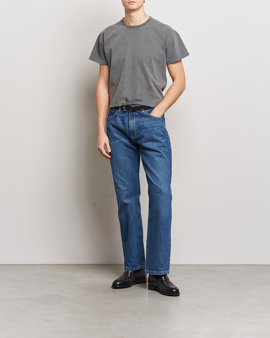 Heren | Jeans | Jeanerica | SM010 Straight Jeans Tom Mid Blue Wash