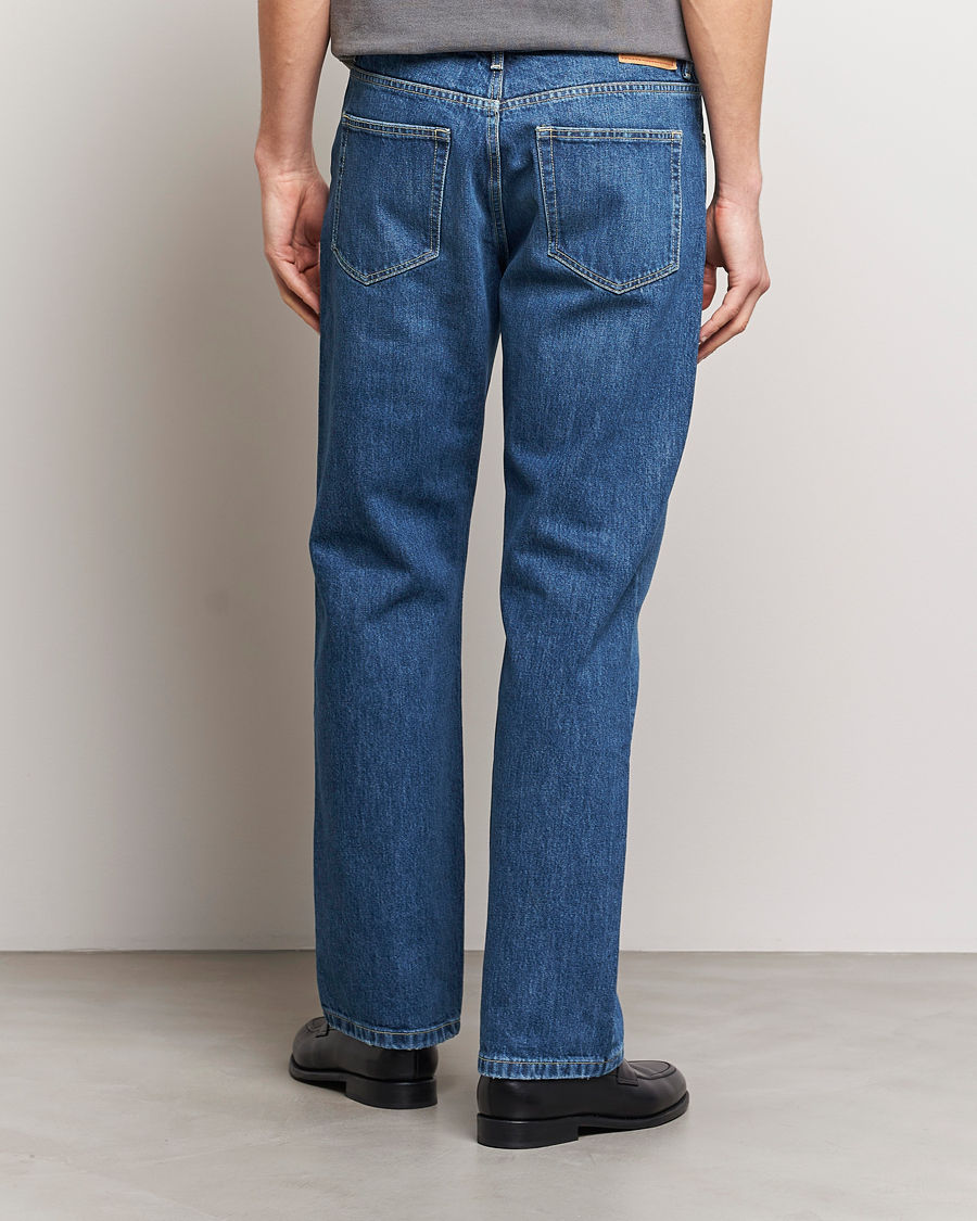 Heren | Jeans | Jeanerica | SM010 Straight Jeans Tom Mid Blue Wash