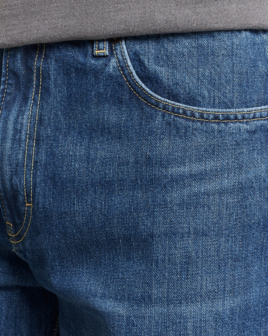 Heren | Jeans | Jeanerica | SM010 Straight Jeans Tom Mid Blue Wash