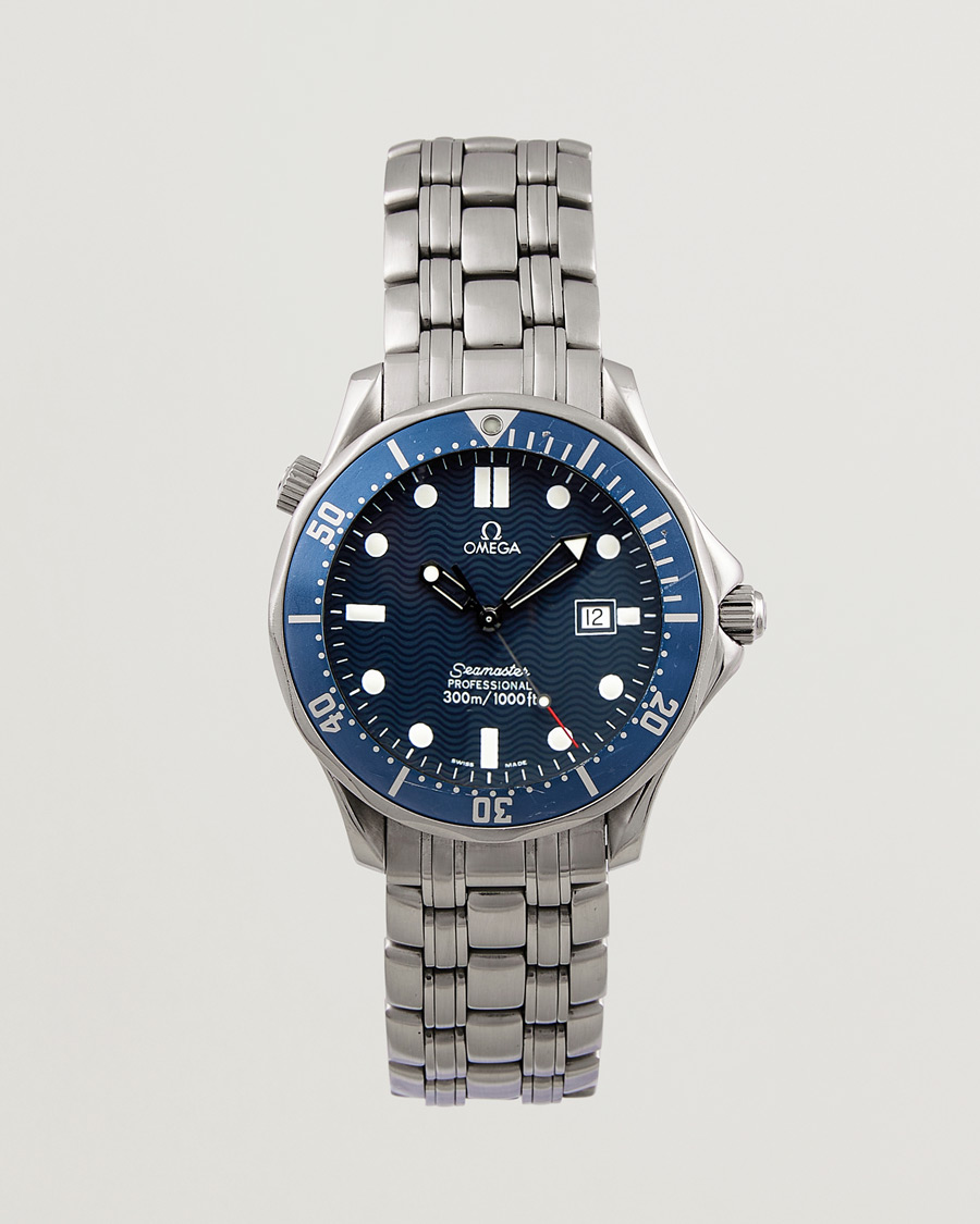Heren | Omega Pre-Owned Seamaster Diver 300M 2541.80.00 Steel Blue Steel Blue | Omega Pre-Owned | Seamaster Diver 300M 2541.80.00 Steel Blue Steel Blue