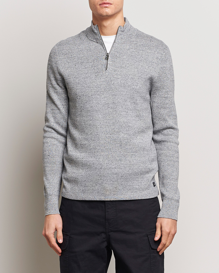 Homme | Pulls Et Tricots | Dockers | Half Zip Sweater Smokestack Heather