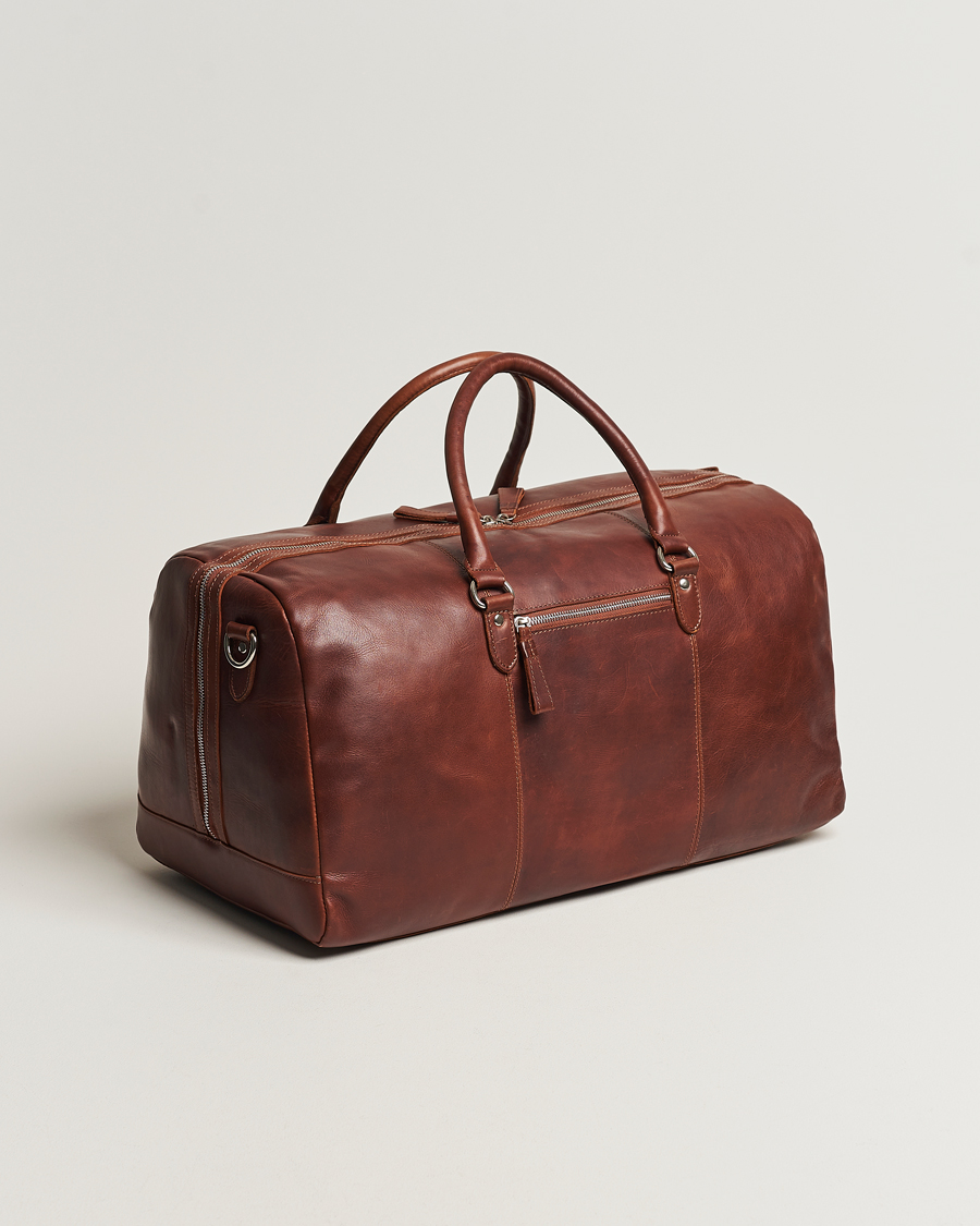 Homme | Loake 1880 Norfolk Leather Travel Bag Cedar | Loake 1880 | Norfolk Leather Travel Bag Cedar