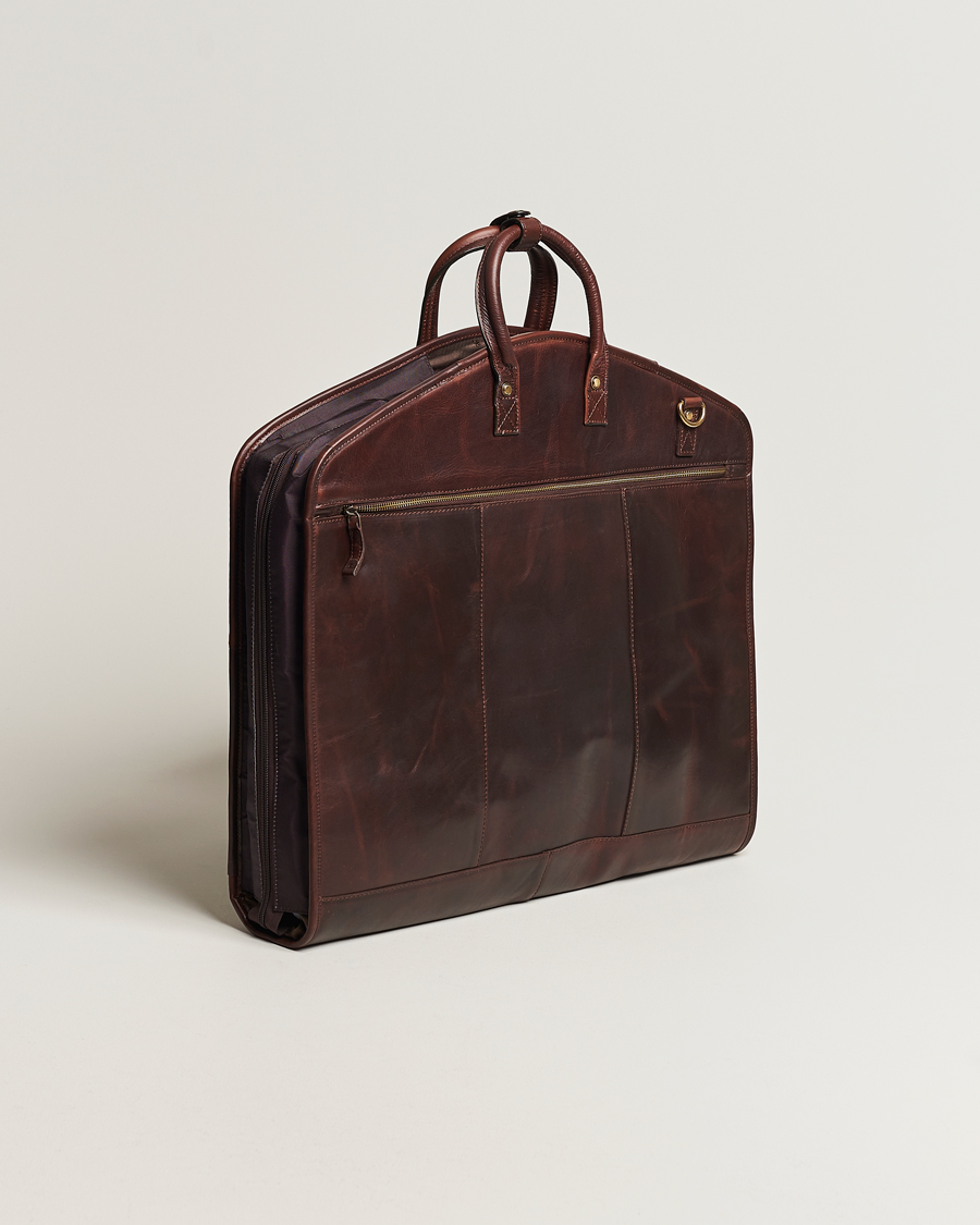 Heren | Tassen | Loake Shoemakers | London Leather Suit Carrier Brown
