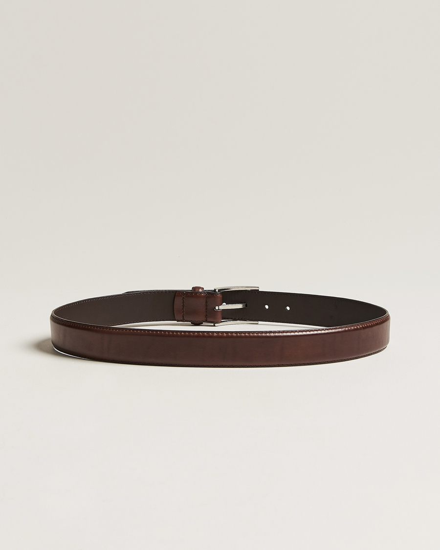 Heren | Riemen | Loake Shoemakers | Philip Leather Belt Dark Brown