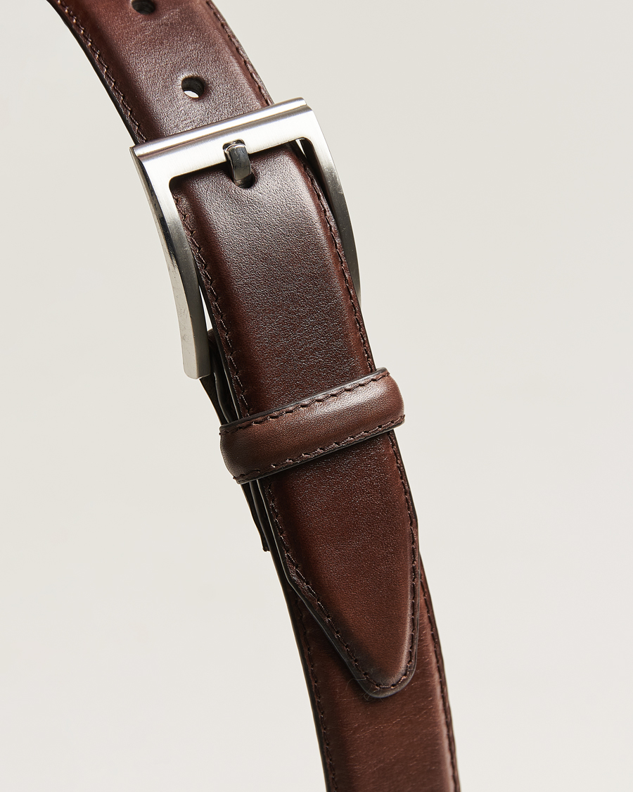 Heren | Riemen | Loake Shoemakers | Philip Leather Belt Dark Brown