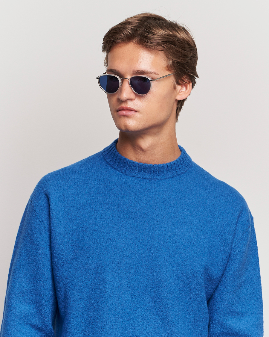 Homme | Lunettes De Soleil | EYEVAN 7285 | 797 Sunglasses Silver/Blue